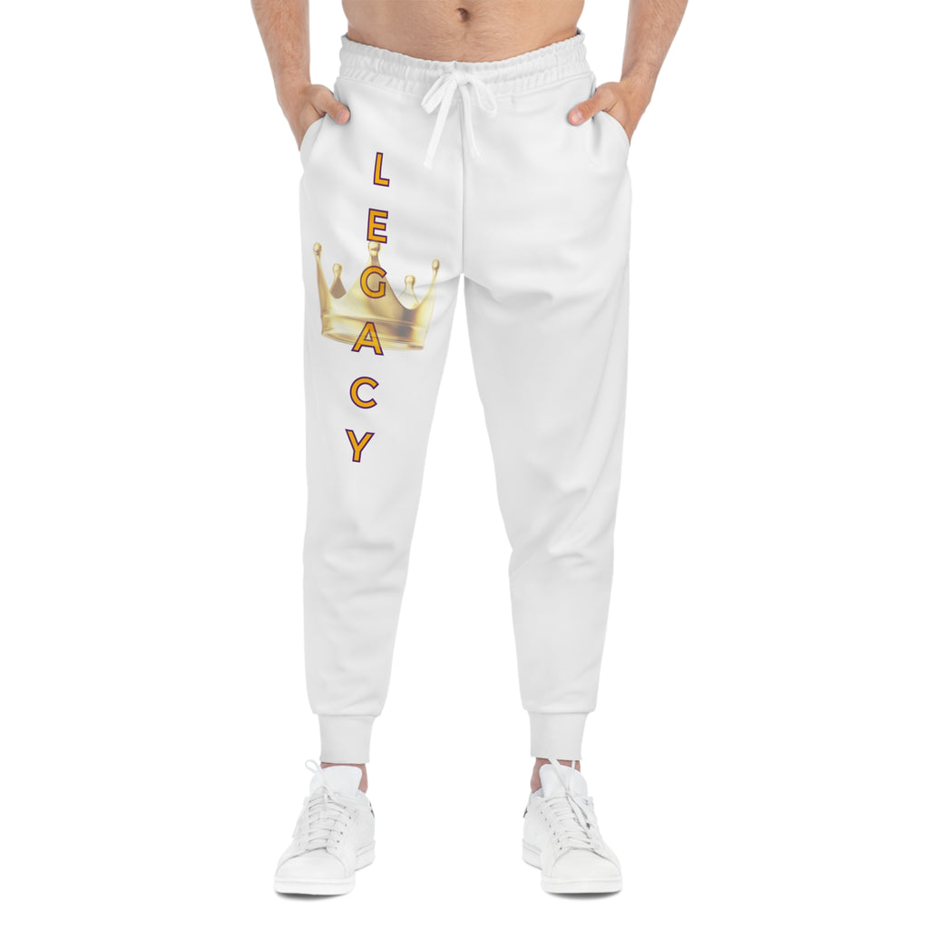🤍 Legacy Crown Joggers — Classic Edition